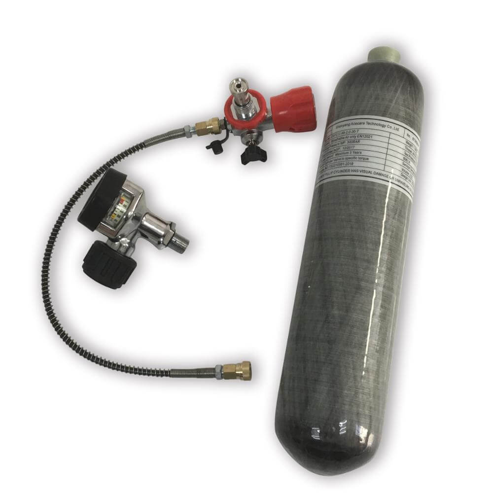 2L CE PCP Air Gun Carbon Fiber Cylinder Paintball Tank Diving | Acecare