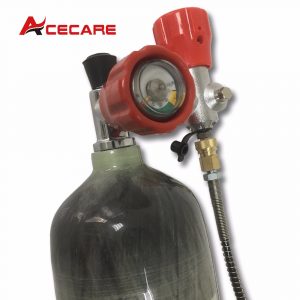 3L Carbon Fiber Wrapped Composite Tank Air Cylinder Paintball Tank With Filling Station And Valve