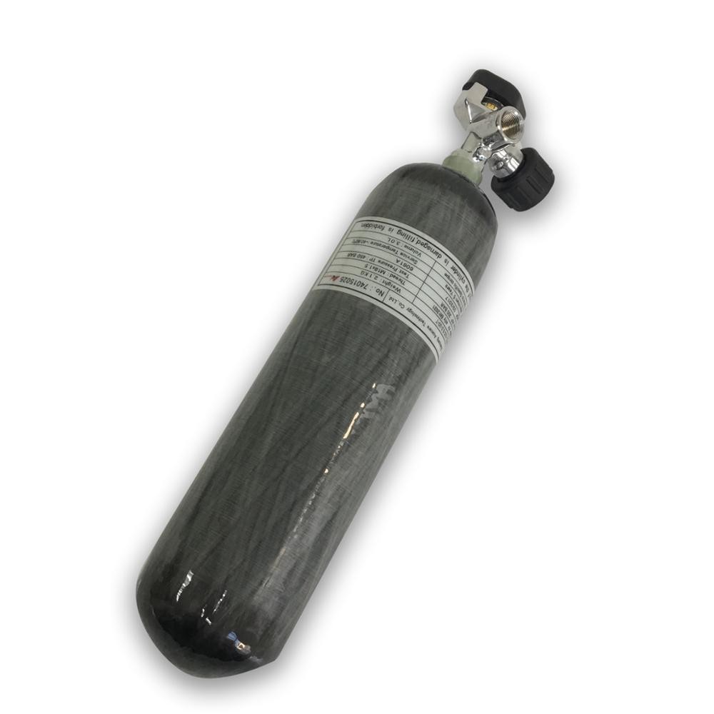 3L CE Carbon Fiber Cylinder Composite Gas Cylinder High Pressure Gas ...