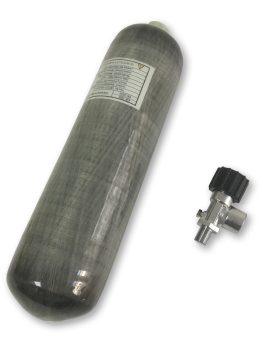 CE 3L carbon fiber scuba tank, aluminum composite cylinder with valve