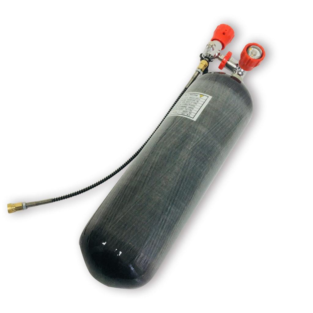 6.8L Carbon fiber cylinder with valve and filling station