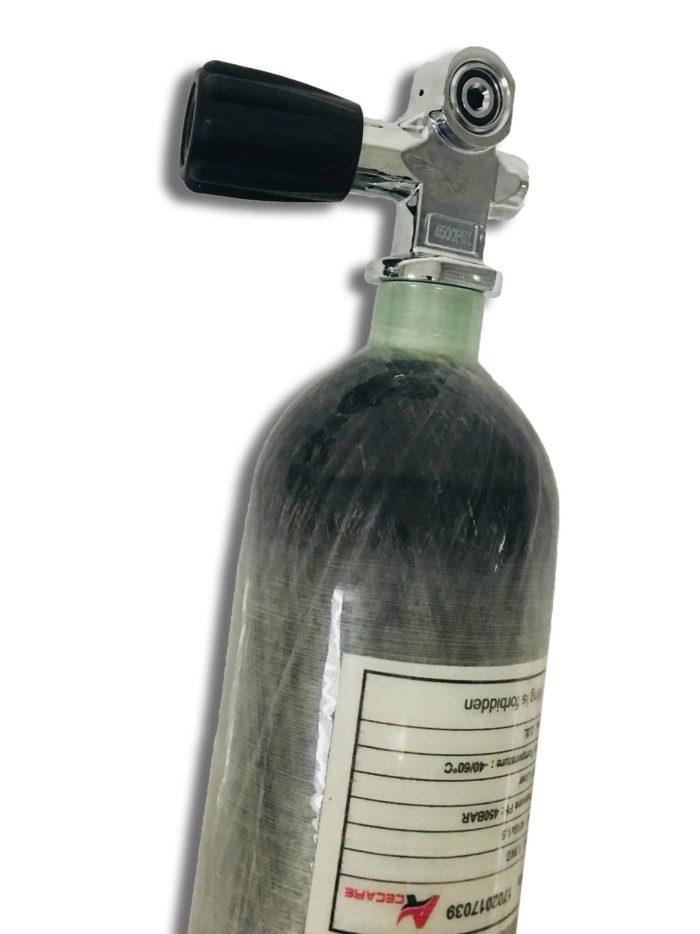 4500 psi 2L 2000CC Composite Carbon Fiber Diving Swimming with CE