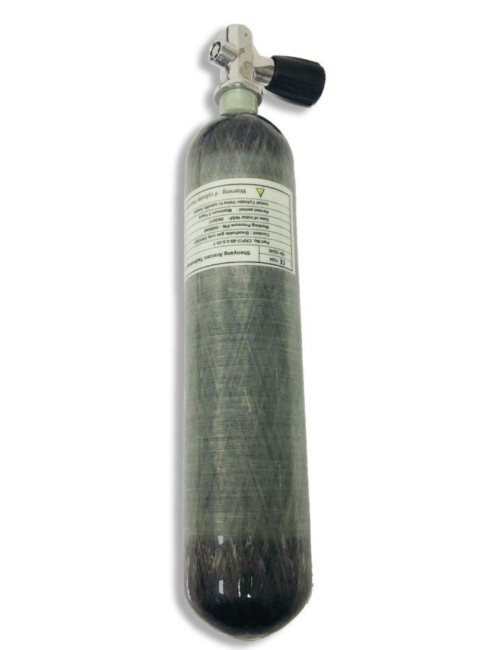 4500 psi 2L 2000CC Composite Carbon Fiber Diving Swimming with CE