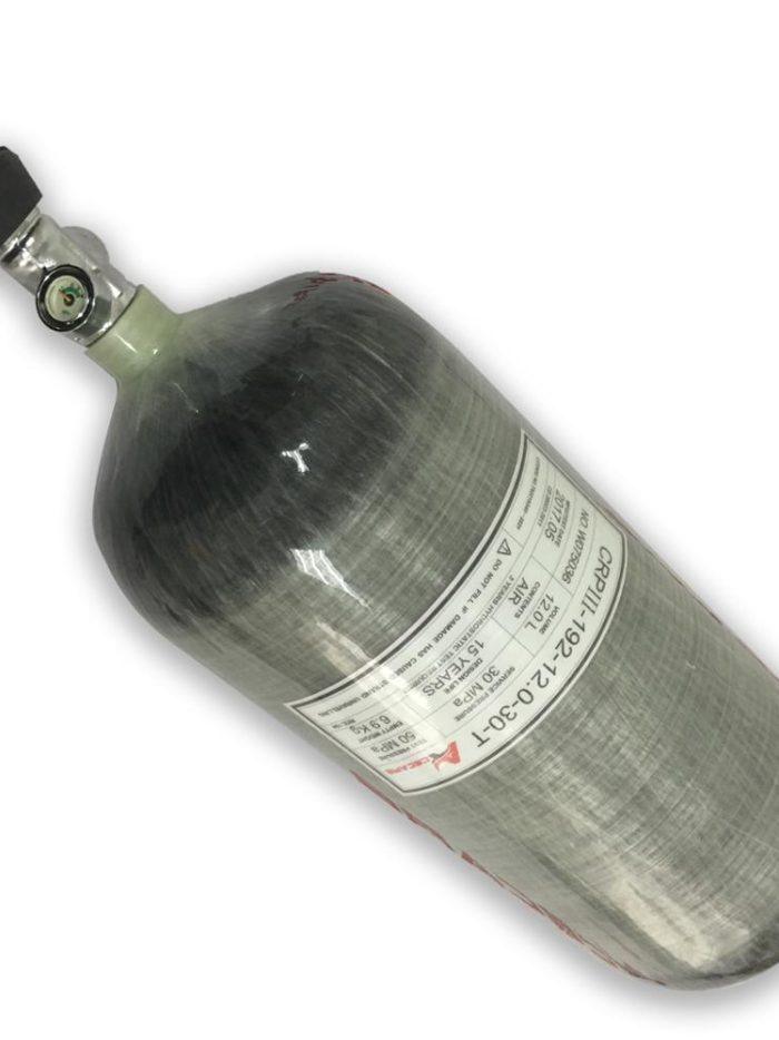 12L-30MPa Carbon Fiber Cylinder Compressed Air Tank with Valve