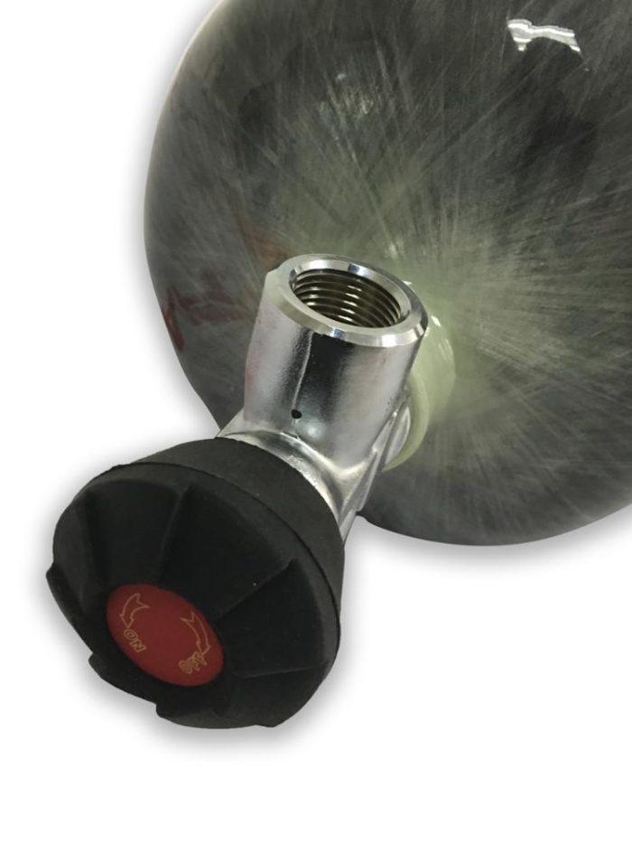12L-30MPa Carbon Fiber Cylinder Compressed Air Tank with Valve