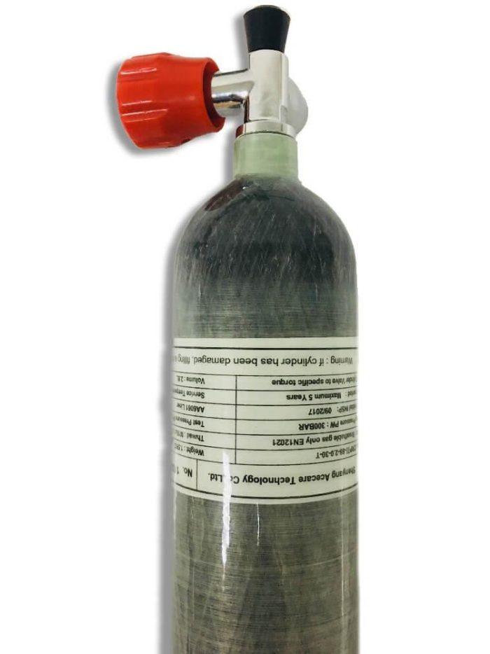 Paintball tank 2.0L 30MPa High Quality Carbon Fiber Composite Cylinder